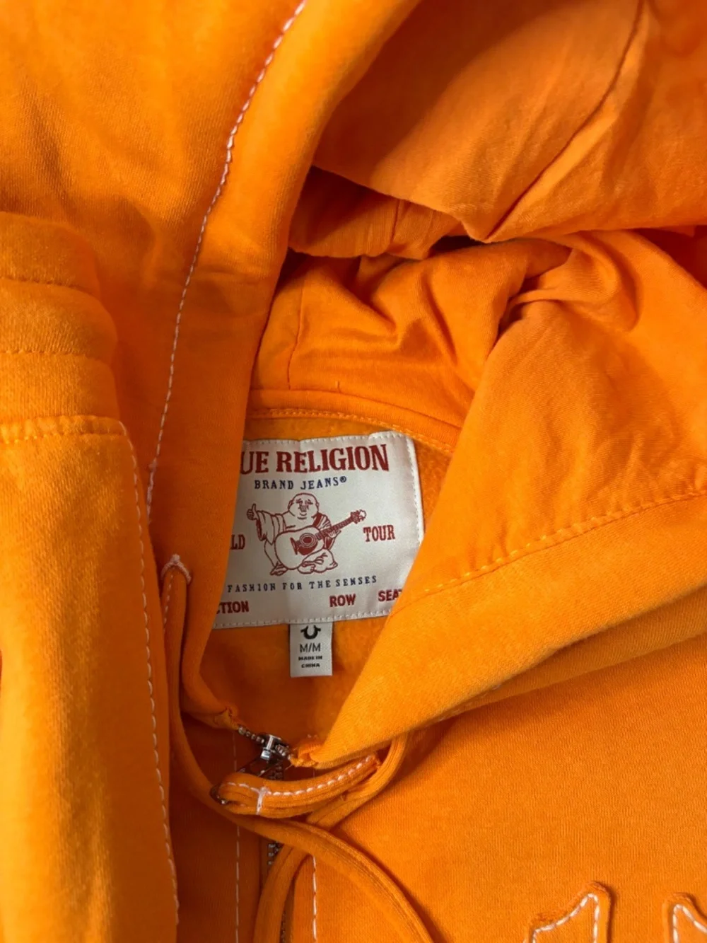 BIG T Zip Hoodie Short Set- Size M